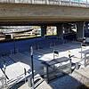 Der neue Fernbusbahnhof unterhalb der Schänzlebrücke steht kurz vor der Eröffnung. Noch ist allerdings nicht alles fertig.