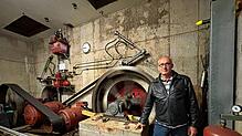 Flie√üt viel Wasser die Brigach hinunter, laufen auch die beiden Turbinen in Klaus Dolds Wasserkraftwerk auf Volldampf.