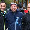 Abschied im Sommer: Cheftrainer Erkan Aktas (links) und seine Assistenten David Gartner und Sven Goronzi (rechts) stehen dem FV ...