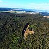 Diese Archivaufnahme aus der Luft zeigt die vorgesehene Fläche für für den Windpark Länge.