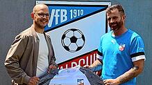 Neuer Trainer: Ab der kommenden Saison wird Alaa Eldin Atalla (links) die Mannschaft des VfB Waldshut übernehmen. Der sportliche Leiter ...