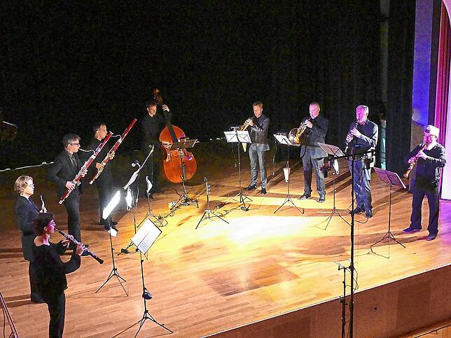 Ein hervorragendes Bläserensemble sind die „Stuttgart Winds“, das Harmoniemusik in Vollendung bietet.