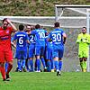Der Hegauer FV bejubelt das 2:0, Bad Dürrheim lässt die Köpfe hängen.