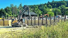 (Archivbild) Hier, im Bereich der Baustelle des Röhrenbergtunnels, treibt in der Nacht auf Mittwoch, 4. September, ein Dieb sein Unwesen.