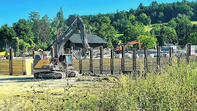 (Archivbild) Hier, im Bereich der Baustelle des Röhrenbergtunnels, treibt in der Nacht auf Mittwoch, 4. September, ein Dieb sein Unwesen.