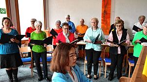Das mittlerweile vierte Konzert des Gesangvereins im evangelischen Gemeindehaus findet unter der Leitung von Elena Saric statt. Foto: ...