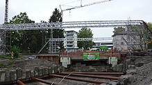 Großbaustelle Lindau: Derzeit wird in Lindau nicht nur an einem neuen Bahnhof, sondern auch an einer weiteren Unterführung gebaut.