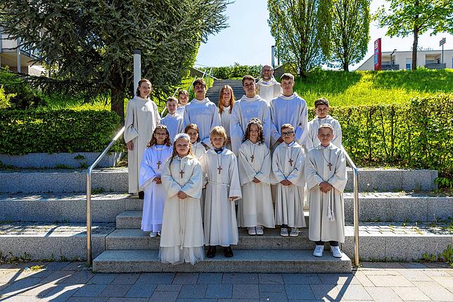 Am Samstag, 10. Mai, war es nun auch für die zweite Gruppe der Kinder aus Brigachtal und Marbach soweit. Sie durften das Fest ihrer ...