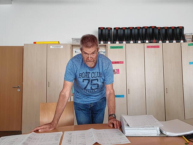 Der gelernte Logister plant auch heute noch gern. Profitieren dürfen von Karl-Josef Birbaums Netzwerk junge Menschen aus Mönchweiler.