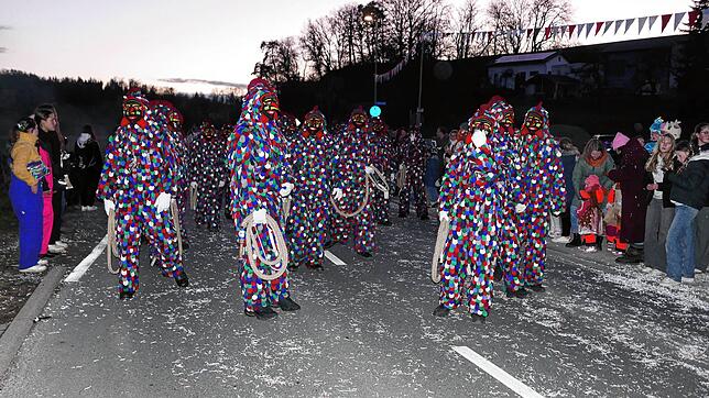 Bild 28: Zunftmeisterempfang und Dämmerungsumzug der Narrenzunft Untersigginger Füchse (1/2)