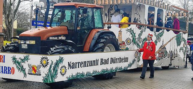 Die Narrenzunft Bad Dürrheim ist schon früh unterwegs.