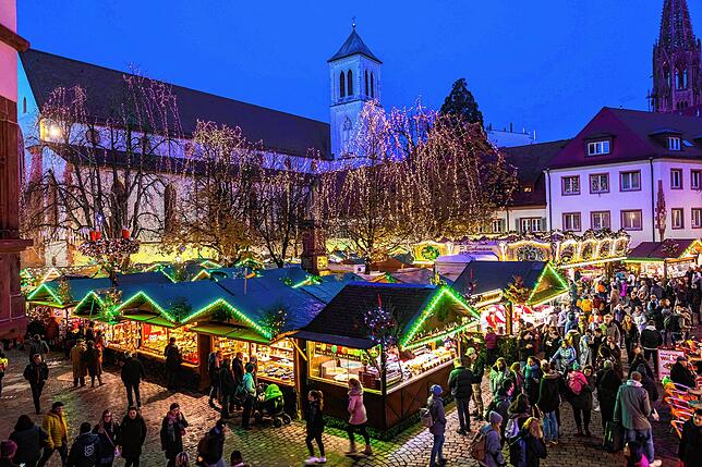 Der Weihnachtsmarkt in Freiburg