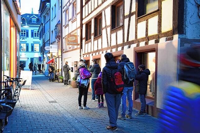 Enge Gassen mit mittelalterlicher Bausubstanz zeichnen die Konstanzer Altstadt aus.
