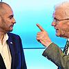 Sie müssen scharf rechnen: Finanzminister Danyal Bayaz (links) und Ministerpräsident Winfried Kretschmann.