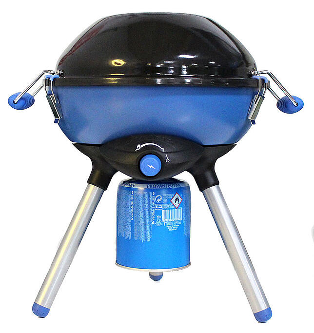 Kompakter Gasgrill für unterwegs: der Party Grill 400 von Campingaz. Preis: ab 90 Euro.Bild: Campingaz