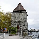 Der Pulverturm ist der kleinste der noch bestehenden mittelalterlichen Wehrtürme.