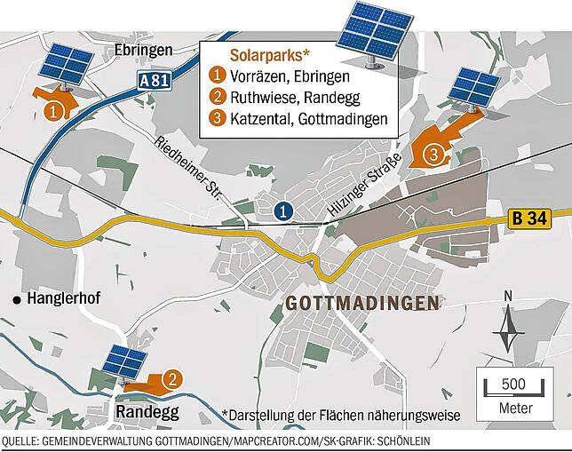 Bild 1: Solarparks sind einen Schritt weiter: Gemeinderat bringt Bebauungspläne auf den Weg