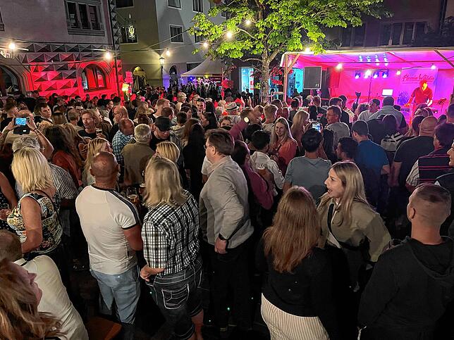 Für beste Stimmung sorgte der Musiker Pirmin Wäldin auf dem gut besuchten Altstadtfest.