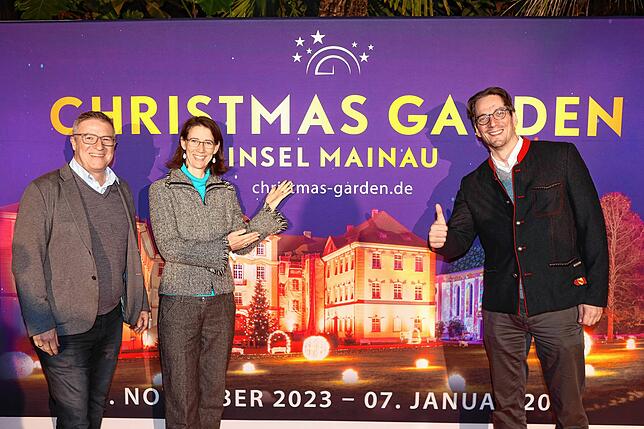 Bild 1: Insel Mainau: Bilder vom Start des Christmas Garden 2023 - Teil 2