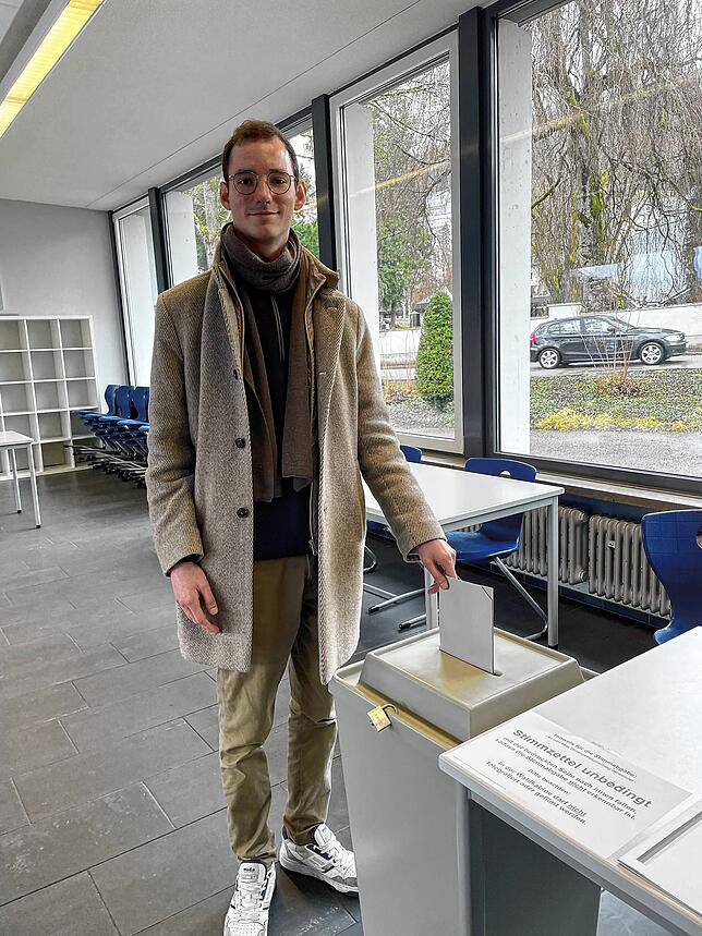 Knapp verpasst: Jan-Lukas Schmitt (Grüne) schaffte den Einzug ins Parlament nicht.