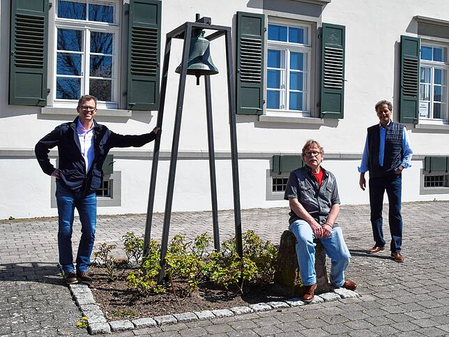 Jürgen Beirer (links), Victor Lindenmayer (Mitte) und Daniel Trisner (rechts) bilden gemeinsam mit Andreas Eppler (nicht auf dem Bild) ...