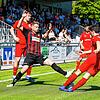 Einsatz: Jeremy Stangl (Mitte) ging als Kapitän des FSV Rheinfelden voran, unterbrach sogar seinen Urlaub und war nicht nur wegen seines ...
