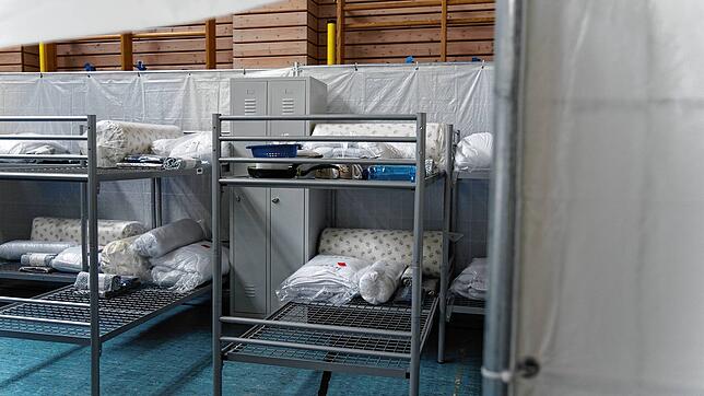 Die Notunterkunft in Stockach hat noch etwa 70 Plätze frei und ist doch schon über dem Soll, was die Aufnahme angeht. So sehen die ...