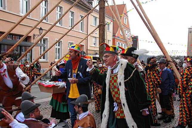 Bild 19: Bilder vom Narrenbaum-Setzen in Stockach Teil 3