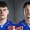 Tragen auch in der kommende Saison das Wild Wings-Trikot: Johannes Huß (links) und Boaz Bassen