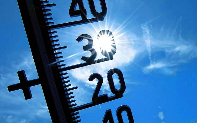 Immer mehr Hitzetage in den vergangenen Jahren: Die Temperaturen klettern immer häufiger über 30 Grad Celsius.