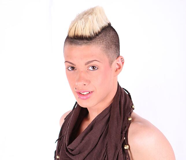 Larissa Horn, als sie noch Domenic war. „Ich war glücklich“, sagt sie auch über diese Zeit.