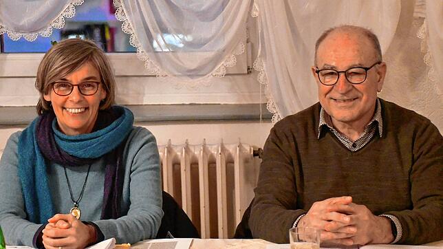 Sonja Steffen, Seniorenbeauftragte der Gemeinde, und Robert Knittel, Vorsitzender der Senioren-Union. Bild: Heinz Vollmar