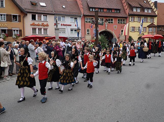 Ein Boom ist bei der Löffinger Kindergruppe zu verzeichnen. Zahlreiche kleine Trachtenträger sind hier aktiv.