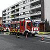 Großeinsatz der Feuerwehr in der Singener Innenstadt: Am Morgen war ein Brand in einem Keller gemeldet worden. Bei den Löscharbeiten ...