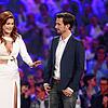 Moderator Florian Silbereisen konnte sich nach einer romantischen Geste von Schlagersängerin Andrea Berg einen frechen Kommentar nicht ...