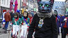 Zum großen Umzug, den die Katzenmusik Villingen (hier mit dem Kater an der Fastnacht 2020) am Sonntag, 15. Januar, veranstaltet, werden ...