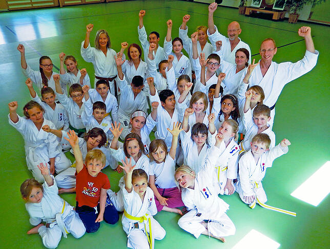 Seit vielen Jahren trainiert das Karate Dojo im Haus der Vereine