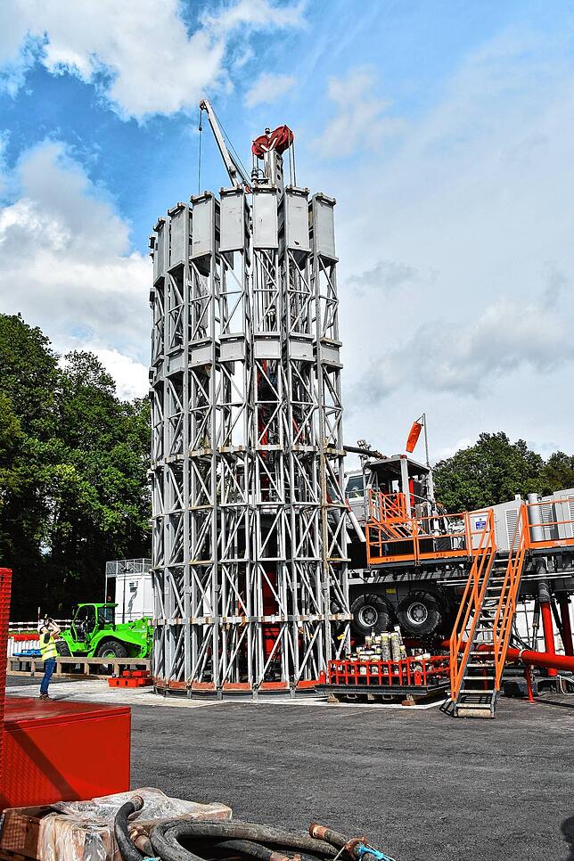 Der Bohrturm in Trüllikon ist bereits abgebaut und wird in Bözberg für weitere Bohrungen in der Standortregion Jura Ost aufgestellt.