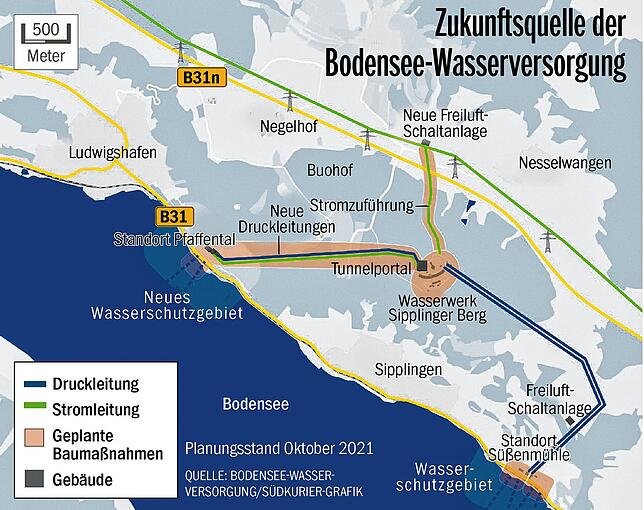 Bild 1: Firma baut Bohrplattform im Hafen Bodman für Einsatz auf dem Bodensee