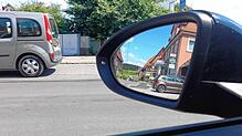 Wer in Stetten in die Seitenspiegel seines Autos schaut, bemerkt aktuell wenig Verkehr auf der Ortsdurchfahrt. Grund ist die Sperrung ...