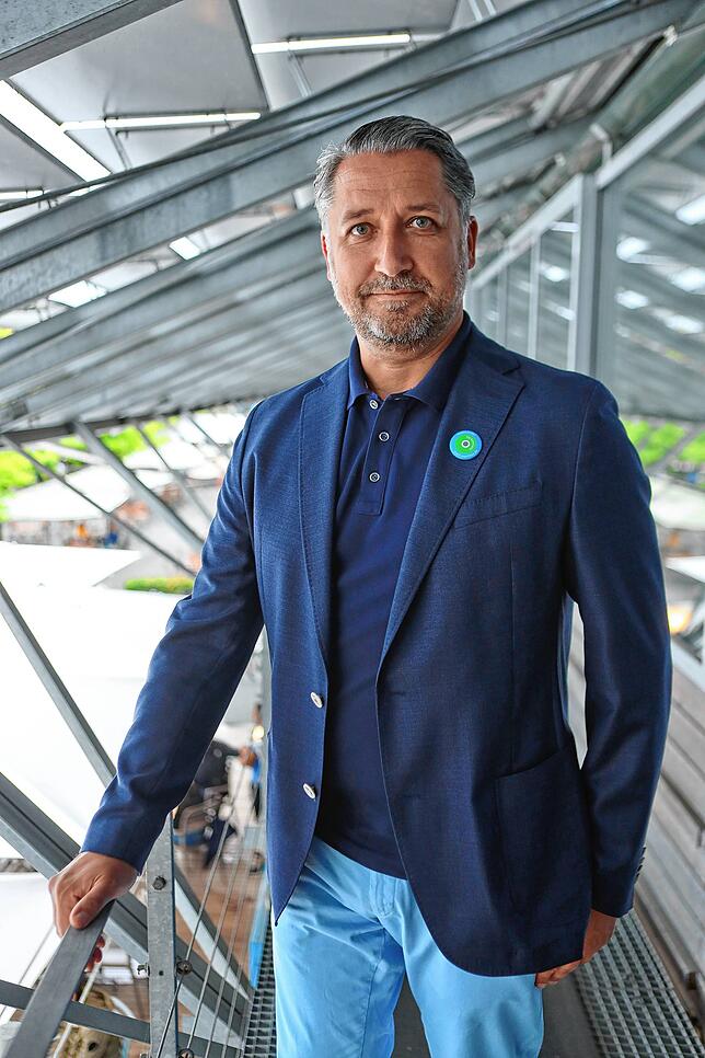 Andreas Matt (im Bild) hält den Amtsinhaber Uli Burchardt für ungeeignet, sieht in ihm jedoch den schärfsten Konkurrenten im Wahlkampf.