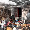 Das Schlafzimmer ist völlig verwüstet. Bei dem Brand in Schaffhausen stirbt eine 78-jährige Frau.