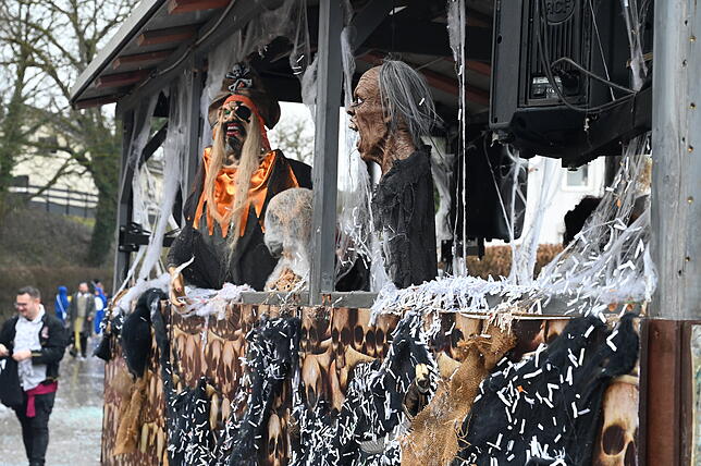 Bild 11: Die schönsten Bilder vom Fasnachtsumzug in Schwerzen: So feiern die Narren trotz Nieselregen