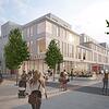 So ähnlich soll das Klettgau-Carree ausschauen: Der Blick geht von der Heckerstraße auf das Areal des jetzigen Parkplatzes am ...