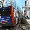 Die meisten Buslinien der Stadtwerke Konstanz fahren aufgrund der Großbaustelle am Bahnhofplatz nicht mehr bis zum Hauptbahnhof, sondern ...