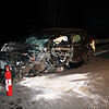 Bei dem Unfall am 28. Februar 2019 auf der B 27 zwischen dem Blumberger Nordwerk und Riedböhringen wurden beide Fahrzeuge völlig ...