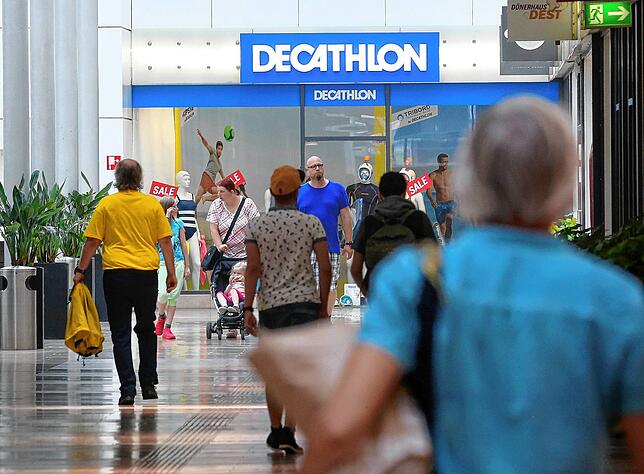 Decathlon-Filiale in Essen. Auch in Singen wird der Sportartikler bald mit einem Markt vertreten sein – im neuen Cano-Einkaufszentrum.