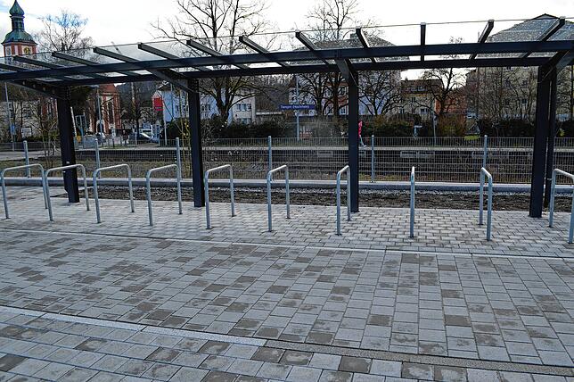 Auch der Bike-Port ist leer.