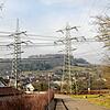 Markant: Die Leitungsmasten dominieren das Ortsbild von Gurtweil. Das dortige Umspannwerk ist ein wichtiger Knotenpunkt für die ...