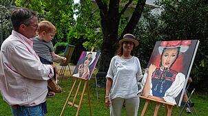 Archivfoto: Roswitha Frey2022 hat der Künstlerkreis schon einmal den Emilienpark für eine Open-Air-Kunstausstellung genutzt. Dieses Jahr ...